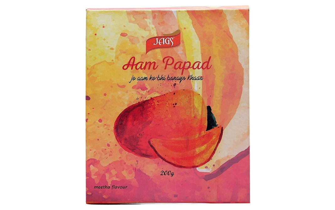 JAGS Aam Papad Metha Flavour   Box  200 grams